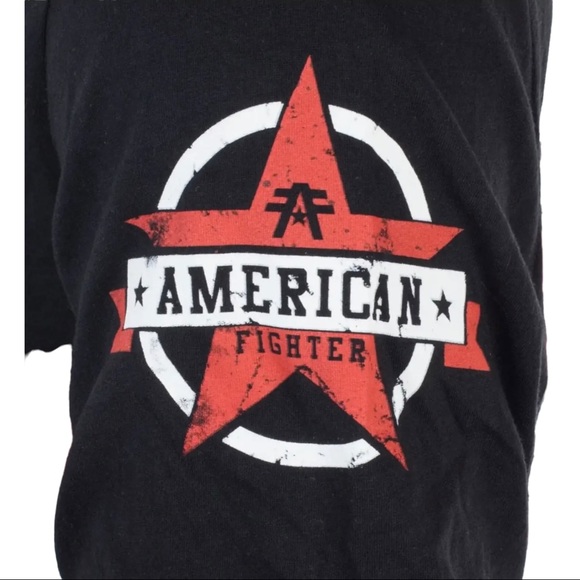 Felpa Con Cappuccio American Fighter Uomo - Richmond Grigia - 100% Cotone - Foto 4